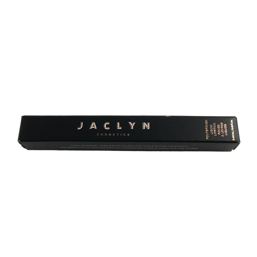 JACLYN COSMETICS POUTSPOKEN LIQUID LIQUID LIPSTICK "EASY PEASY" 3.55ML/0.12FL OZ